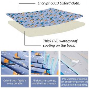 Factory Directly Wholesale Extra <b>Large</b> Foldable Lightweight Durable Waterproof Sand Proof Stretch Velvet Oxford Cloth Custom - Product Image 3