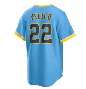 Wholesale Vintage Black <b>Baseball</b> Jersey Plus Size Sportswear Red Lining Breathable Quick Dry 260gsm Interlock Polyester Unisex - Product Image 1