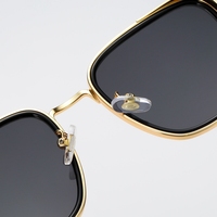 Lunettes de soleil Iron Man Tony Stark en gros, lunettes de soleil tendance, montures épaisses en métal, lunettes de soleil Ironman