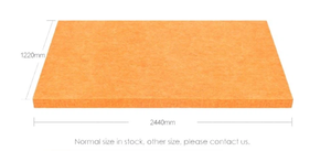 Belles couleurs insonorisées 8 * 4ft panneaux de plafond muraux forme et mélange de couleurs panneaux acoustiques de réduction du bruit de la pièce - Product Image 4