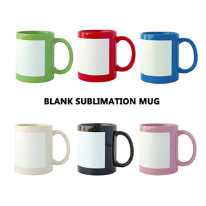 แก้วเซรามิกสีแดงสำหรับพิมพ์ลายแบบซับลิเมชั่น ขนาด 301-400 มล. พื้นผิวสีขาวเปล่า สำหรับงานออกแบบตามสั่ง ของขวัญทางธุรกิจ - Product Image 5