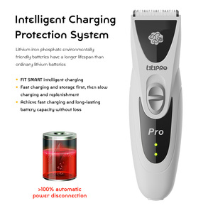 LILIPRO PT305 Tosatrice Professionale Silenziosa Ricaricabile per Cani, Tagliacapelli Elettrico Senza Fili per Animali Domestici, <span class=keywords><strong>Kit</strong></span> per Toelettatura Gatti con Lame in Ceramica - Product Image 5