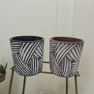 Grand plateau élégant en pot de <span class=keywords><strong>fleurs</strong></span> en ciment pour la maison pour les jardins minimalistes Salon familial Bureaux et plantes - Product Image 4