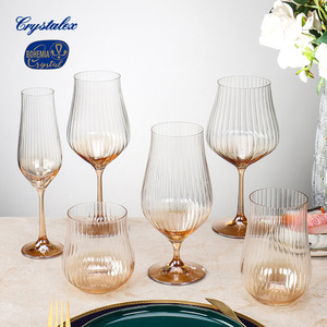 Crystalex Bohemia Crystal Tulip Stemmed Glass 401-500ml Lead-Free Crystal Wine Glass For Home Party Use - Product Image 3