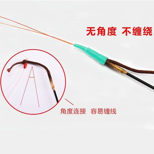 Anti <b>Tangle</b> Rod Tip Sleeve Green Holographic Tube For Freshwater Fishing Rod Connector Accessory - Product Image 5