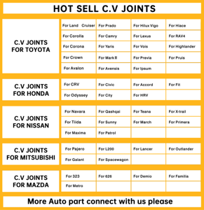 Ap02 — système de transmission avec arbre de transmission, pour ford, toyota, honda, mitsubishi, hyundai et KIA - Product Image 5