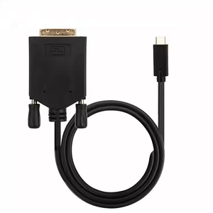 Câble <span class=keywords><strong>USB</strong></span>-C vers <span class=keywords><strong>DVI</strong></span> mâle 4K 30Hz plaqué or Câble <span class=keywords><strong>USB</strong></span> Type C vers <span class=keywords><strong>DVI</strong></span> noir 3 pieds 6 pieds - Product Image 4