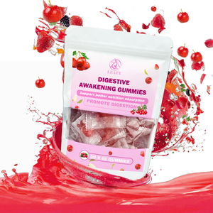 OEM alıç lezzet gıda takviyeleri sindirim ve bağırsak sağlık Gummies takviyesi sindirim sağlık uyanış Gummies destekler - Product Image 1
