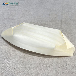 Barco de sushi de madera japonés de un solo uso con muestra gratis japonesa desechable HS - Product Image 3