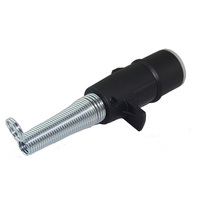 Autone TP03CS 7Pin 24V Nylon Trailer Plug Trailer Parts avec Spiral Protector Meets ISO3731
