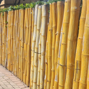 Mampara de Bambú para Exteriores de 220 cm x 240 cm para Diseño de Jardines y Granjas, Materiales Naturales para Decoración de Camas de Jardín, Protección Solar y Privacidad - Product Image 3