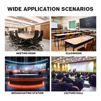 Chaise de conférence professionnelle avec microphone avec certificat CE