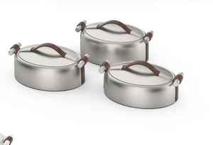 Set Versatile di 3 Contenitori Termici per <span class=keywords><strong>Alimenti</strong></span> da 2L, 2.5L e 3L, Elegante Presentazione da Tavola, Pronto per la Spedizione - Product Image 3