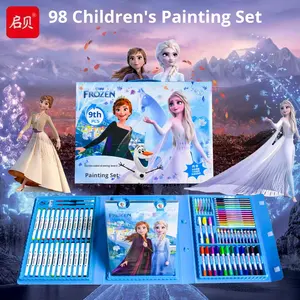 ชุดเครื่องเขียนสำหรับเด็ก 98 ชิ้น ประกอบด้วยปากกาสีน้ำ ปากกาเมจิก สีไม้ พร้อมกระดานวาดภาพ บรรจุในกล่องลายอุลตร้าแมน เหมาะสำหรับเป็นของขวัญใน<span class=keywords><strong>วัน</strong></span>หยุด - Product Image 6