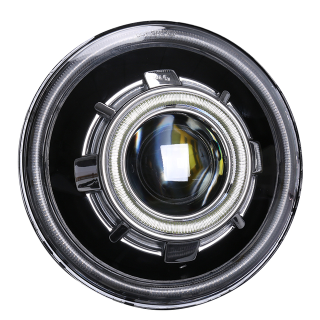 Automotive Lighting Systems Faros Delanteros Led Rgb Halo Headlights Phone App Controlled Led Headlights for Jeep Wrangler Jk