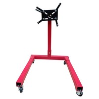 Cric de levage 1250LBS Portable Support de réparation de moteur de rotation facile et pratique Support de moteur