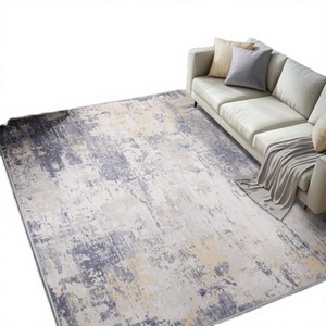 Tapis d'intérieur en velours cristal polyester au design moderne, doux, imprimé numérique 3D, facile à nettoyer, lavable en machine, pour le camping et la maison - Product Image 4