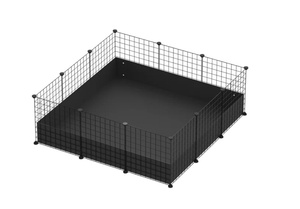 Jaula de malla de lujo de venta directa de fábrica, jaula DIY para cerdos holandeses, cobayas y hámsters, corral de metal ecológico con embalaje en caja - Product Image 4