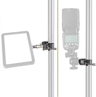 Support universel pour caméra, bras articulé à friction de 11 pouces avec super pince, kit d'accessoires pour moniteur de caméra et support de lumière LED
