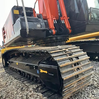 Excavadora de cadenas HITACHI ZX240H de 5.5 toneladas, usada, con cucharón de 0.18m y 28.2kW, para proyectos de carga en grandes obras de construcción y regulación fluvial.