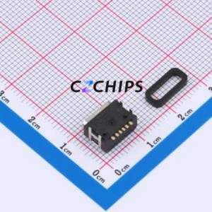 HX USB3.1TYPE-C-6P FS USB Connector SMD Connector ( Connector Type: Type-C )( Protocol Standard: USB 3.1 )( Gender: Female ) - Product Image 2