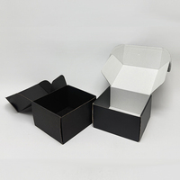 Boîte d'expédition en carton ondulé avec lamination mate personnalisée, boîte en carton ondulé pliable, boîte d'emballage pour chapeau d'avion, boîte d'emballage pour casquette