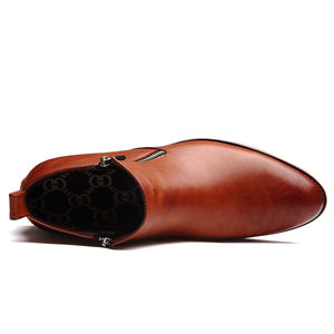 Zapatos de Vestir Personalizados de Alto Rendimiento para Hombre, ODM, Cuero Genuino de Vaca, Zapatos Oxford con Cordones y Puntera de Estilo <span class=keywords><strong>Dickinson</strong></span> para Oficina y Carrera Profesional - Product Image 1
