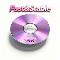 Disque DVD pour Android TV HD FHD 4K Streaming Internet Smarter IPTV Stockage et lecture sur 10/30/60/120 jours