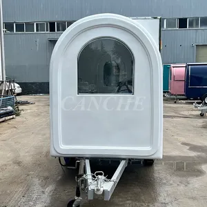 Remolque de Comida Mini Estándar Europeo de 2.2m, Carrito de Catering para Helados y Café al Aire Libre, Camión de Comida Móvil - Product Image 6