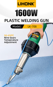 <span class=keywords><strong>Pistola</strong></span> de Soldadura de Plástico de 1600W, Soldador de Aire Caliente <span class=keywords><strong>para</strong></span> Reparación de Suelos de PVC y Termoformado, Nuevas Herramientas de Calor <span class=keywords><strong>para</strong></span> Vinilo y Materiales Plásticos - Product Image 2