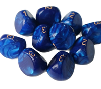 Ensemble de dés polyédriques Magicraft personnalisés en résine écologique, bois, acrylique et métal avec logo personnalisé D20 pour jeux DND, 7-9 pièces