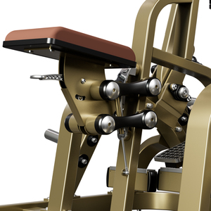 Máquina de remo sentado con carga de placas para espalda, equipo de fitness comercial - Product Image 4