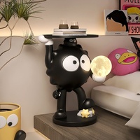 Meuble TV de salon créatif, étagère latérale décorative en forme de boule de charbon, rangement moderne et simple, cadeau de pendaison de crémaillère BJ2286