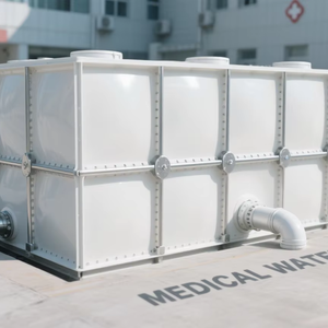 Type de panneau Frp Grp Réservoirs de stockage d'eau Elivated réservoir d'eau en plastique carré <span class=keywords><strong>1000</strong></span> <span class=keywords><strong>litres</strong></span> - Product Image 5