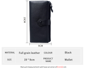 <span class=keywords><strong>Portafoglio</strong></span> da <span class=keywords><strong>Donna</strong></span> Lungo in Vera <span class=keywords><strong>Pelle</strong></span> con Blocco RFID, Fatto a Mano, di Design, con Chiusura a Gancio - Vendita all'Ingrosso - Product Image 6
