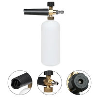 Lance à mousse réglable pour lavage auto avec adaptateurs à filetage mâle, pistolet moussant pour nettoyeur, divers outils de nettoyage