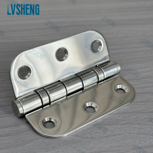 3 "x 2.5" x 2 mét chất lượng hàng đầu gương/chải thép không gỉ Mỹ phong cách vòng góc cửa Bản lề cho Swing cửa - Product Image 2