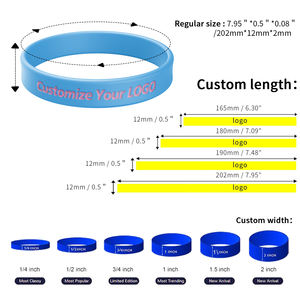 Eco Friendly Nautical Style Promotional <strong>Silicone</strong> Rubber Colorful Adjustable Custom Logo Thin Debossed Screen Printed <strong>Wristband</strong> - Product Image 4