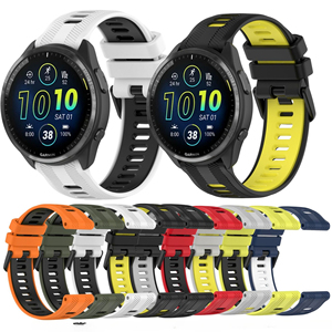 <span class=keywords><strong>Bracelet</strong></span> en silicone sport pour <span class=keywords><strong>Garmin</strong></span> Forerunner 965 955 Solar 945 <span class=keywords><strong>935</strong></span> 745, <span class=keywords><strong>bracelet</strong></span> de remplacement pour montre 22 mm - Product Image 1
