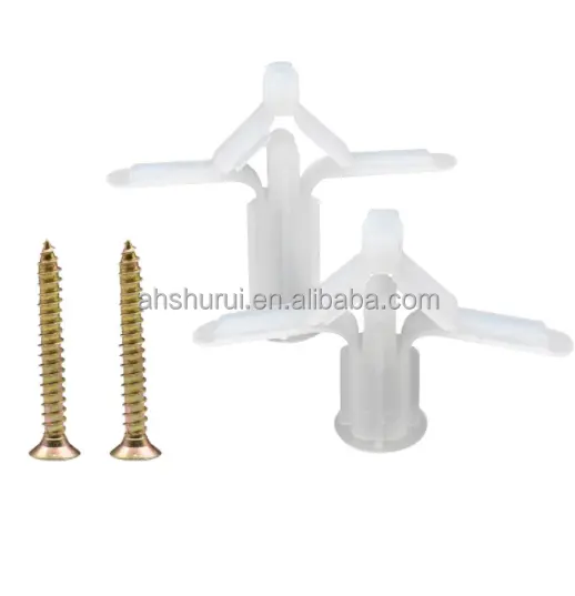 Durable Using Various Gray Plastic Wall Plug/Aircraft Spring Nylon Anchors