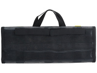 Sac à dos noir mystique imperméable en TPU/PVC, léger, portable, unisexe, avec bandoulière réglable pour leurres de pêche