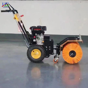 Usine vendant professionnel haute qualité essence main pousser balayeuse à neige Machine efficace <span class=keywords><strong>Mini</strong></span> <span class=keywords><strong>tracteur</strong></span> chasse-neige - Product Image 3