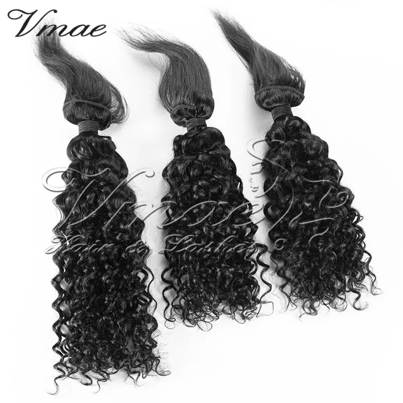 VMAE Nieuwe Collectie Top Vlecht In Water Weave Braid In Menselijk Haar Bundels Braziliaanse Ruwe Virgin Cuticle Uitgelijnd Menselijk Haar extension