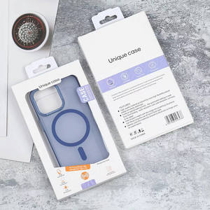 Minimalist Size‑marked Window <b>Paper</b> <b>Box</b> For Magnetic Phone Case Retail Packing - Product Image 4