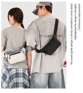 Sacs banane à motif écossais pour téléphone portable, sacoche bandoulière avec poche avant - Product Image 6