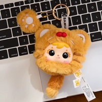 Trois petits peluches Samuel Meow Paw, boîte mystère, pendentif mignon pour sac, poupée en peluche pour filles