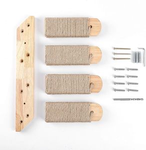 Structure d'escalade murale, quatre points d'ancrage avec griffoir, adaptée aux plateformes d'habitat - Product Image 4