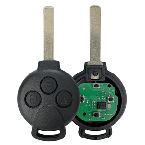 433mhz עבור mcedes benz חכם fortwo 451 2007 2008 2009 2010 2011 2012 2013 שבב pcf7941 מפתח מכונית מרחוק 3 כפתורים - Product Image 1