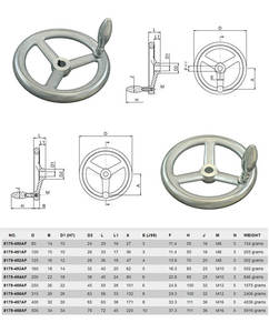 <span class=keywords><strong>OEM</strong></span>定制批发熔模铸造316不锈钢手轮20毫米200毫米直径的阀门 - Product Image 2