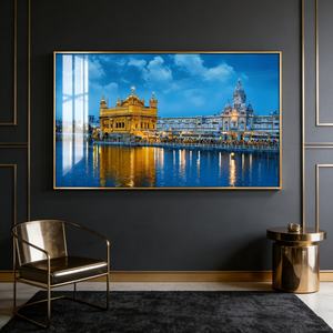 Arte Mural Islámico Moderno y Personalizable, Decoración para el Hogar con LED, Pintura de Porcelana de Cristal para Sala de Estar y Dormitorio - Product Image 2